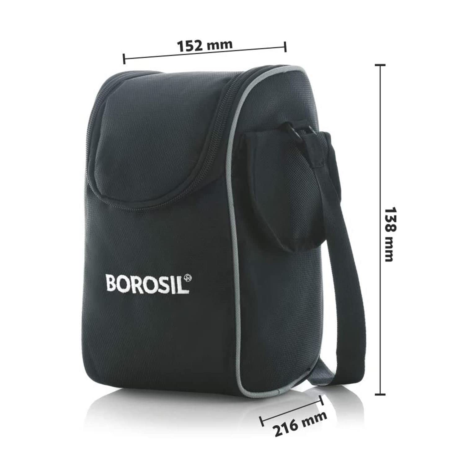 Borosil Hot-N-Fresh Stainless Steel Insulated Lunch Box, Set of 2, 420ml بوروسيل لانش بوكس معزول من الستانلس ستيل من هوت ان فريش، مجموعة من قطعتين، 420 مل Borosil Hot-N-Fresh Stainless Steel Insulated Lunch Box, Set of 2, 420ml بوروسيل لانش بوكس معزول من الستانلس ستيل من هوت ان فريش، مجموعة من قطعتين، 420 مل